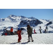 Sortie de ski en bus à la Plagne. ©SavoieMontBlanc-Raïh